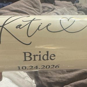 Katie added a photo of their purchase