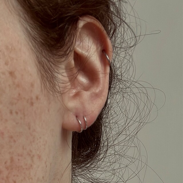 ピアス Swirl Hoop Earrings #7212 18023825-gp-ea-swr4-non-f1.jpg