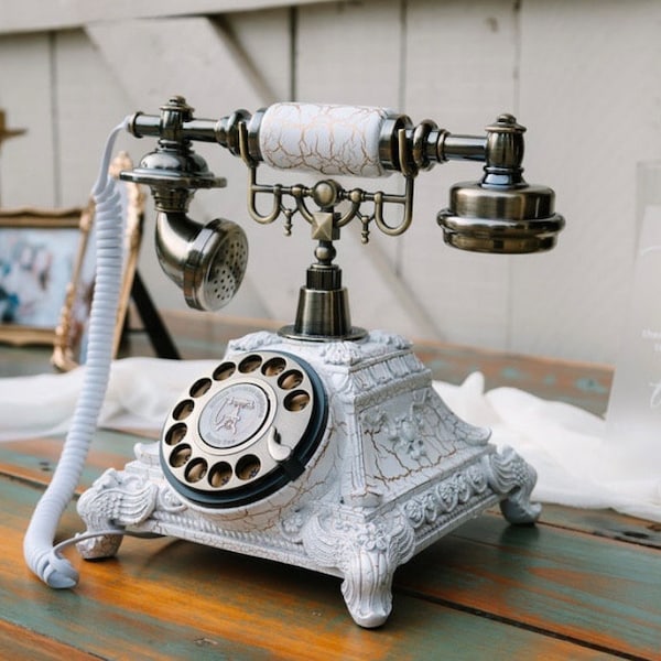 Audio Guestbook Acrylic Sign Telephone Guestbook Wedding Sign Phone ...