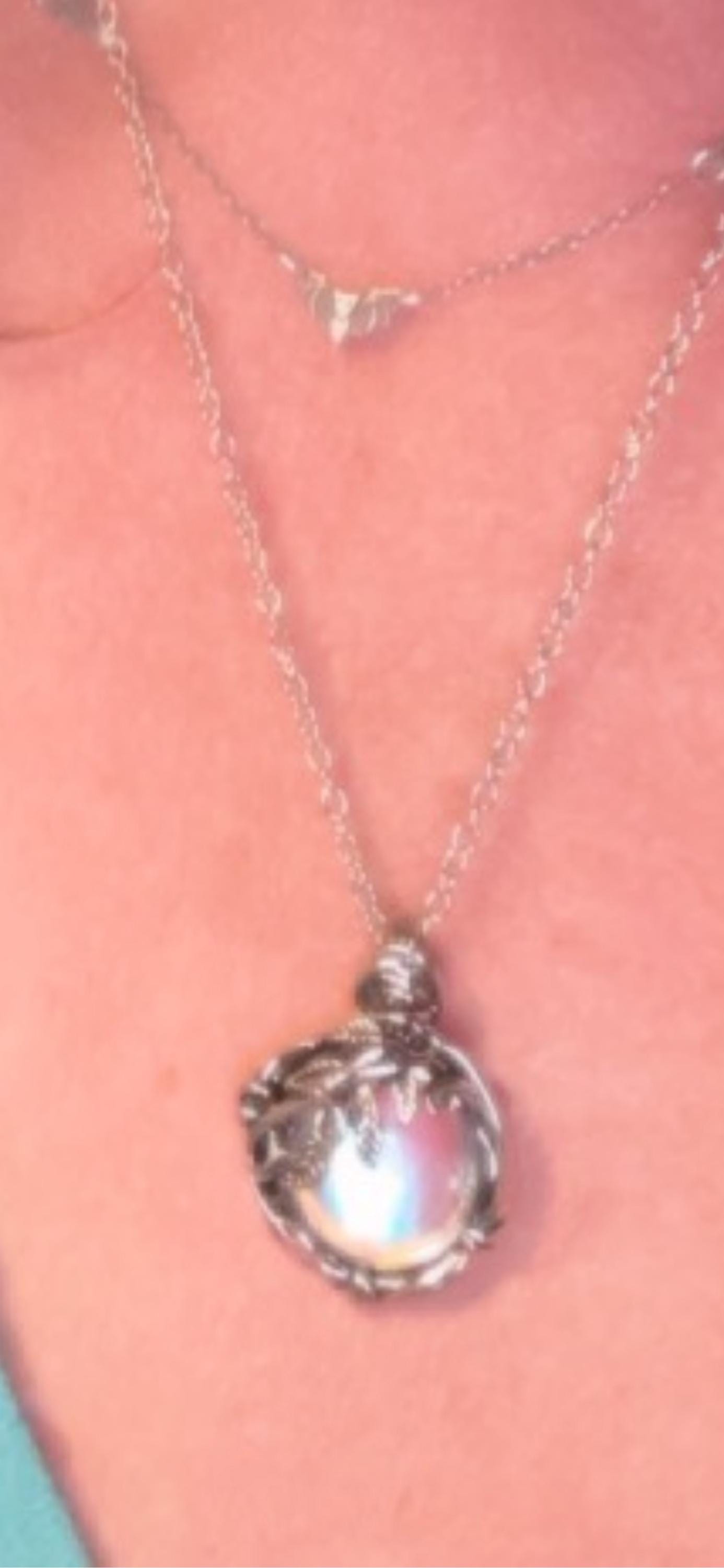 Witch’s Mirror Necklace | Hexenspiegel Protection Amulet From Dark Arts |  Wiccan Amulet | Alter Tool