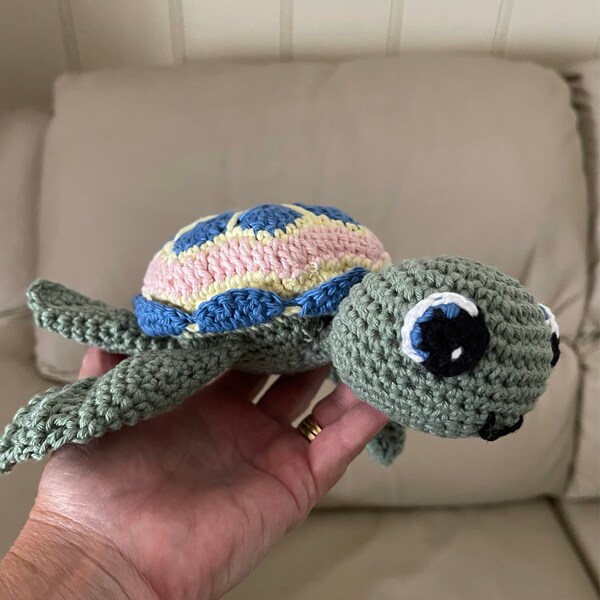 Sheldon the Sea Turtle Crochet Pattern / Crochet Turtle - Etsy Canada