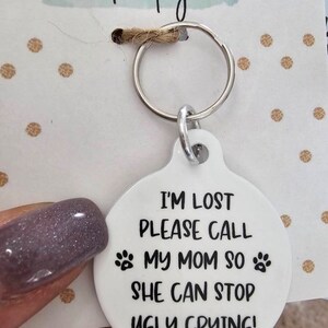 Personalized Custom Dog Tag Funny Pet ID for Dogs and Cats I'm Not Lost ...