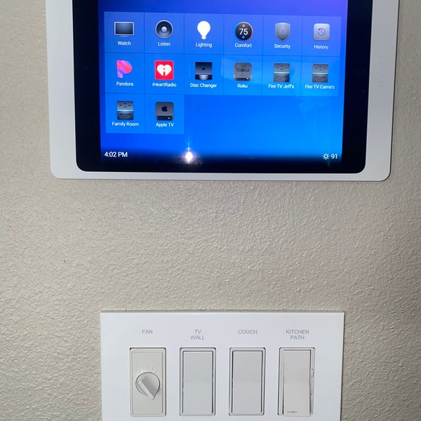 Custom Labeled Metal Rocker Switch Plate Cover: Modern Design - Etsy