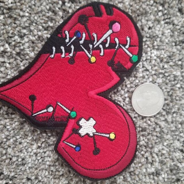 New: 1-pc Broken Hearted But, Still Hustlin 100% Embroidered Heart, Iron  on Patch, DIY Applique, Large Patch, Size 6, Jacket Patch