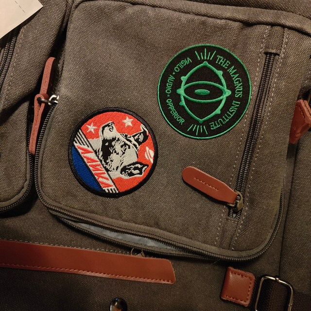 Laika patch, Soviet vintage space — embroidered patch