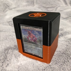 MTG EDH Commander Deck Box W/ Toploader Slot for Stanley Tool - Etsy
