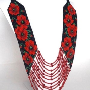 Multicolor - Handmade Beadwork Earrings main image 1