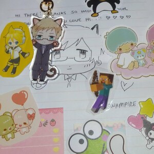 ヘタリア アクリルキーホルダー ~ APH デンマーク、ノルウェー
