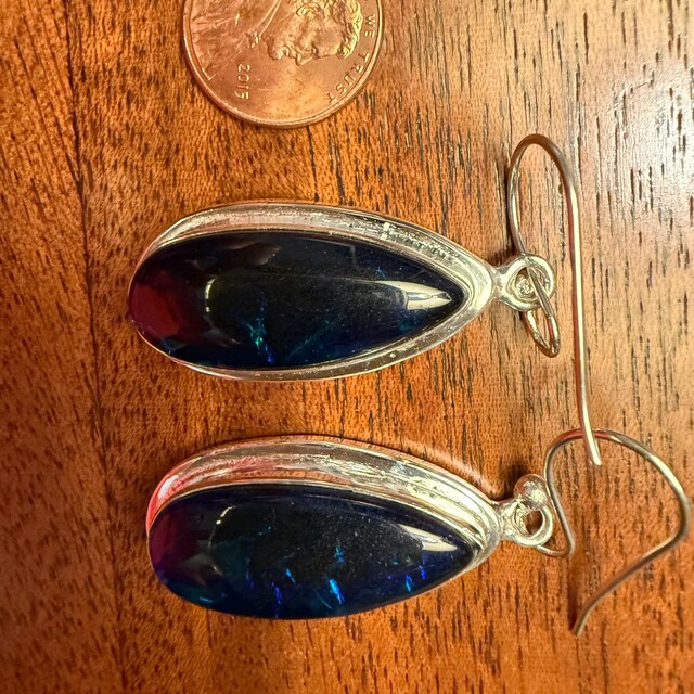 81stgeneration Orecchini Pendenti a Forma di Lunga Ala di Uccello in Madreperla Intagliata a Mano con Ganci in Argento Sterling 925 | Orecchini Extra Large con Ali D'angelo