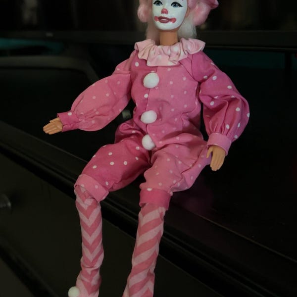 Barbie Rodeo Clown Clown Barbie Doll Repaint Ooak - Etsy