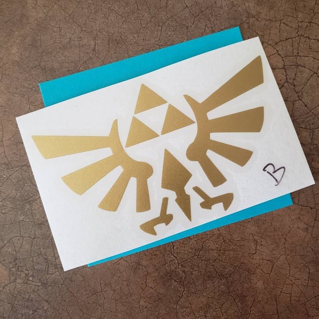 Vinyl Decal Sticker - Legend Of Zelda Triforce Splash Car Truck - Foto 3
