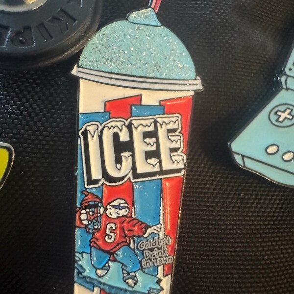 ICEE Cup Enamel Pin – Vintage Slushie Drink Lapel Pin for Food & Drink ...