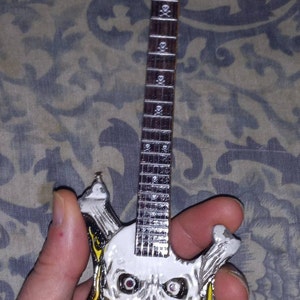 Dokken Collectible - George Lynch Carved Flaming Skull Miniature