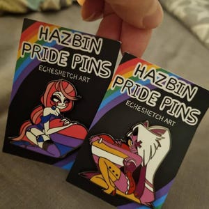 Hazbin Hotel Pride Enamel Pins - Etsy