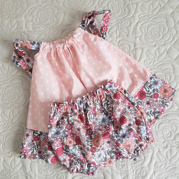 Ruffle Bloomer Sewing Pattern / Easy Baby Shorties PDF Pattern / Sewing ...