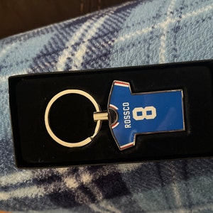 Personalised Rugby League Shirt Keyring Wigan Warriors Fan - Etsy