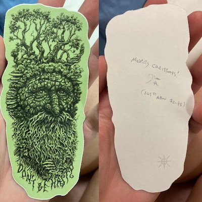 Wandering Ent Art Sticker - Etsy