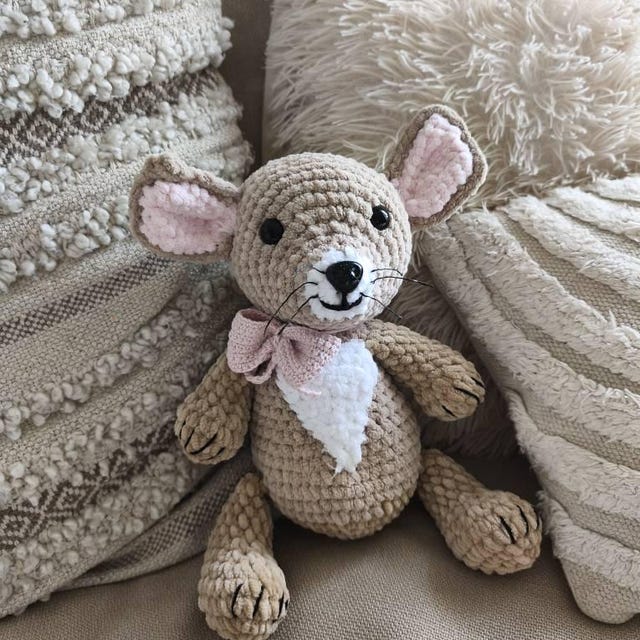 チワワ犬のあみぐるみ編み図：ぬいぐるみ（PDFパターン、英語） - Etsy