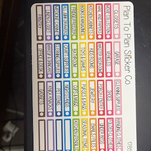 1785~~30 Day Declutter Challenge Planner Stickers. - Etsy