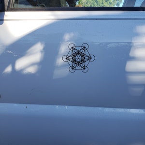 Details about   Metatron's Cube Sacred Geometry Vinyl Home Car Window Decor Sticker 