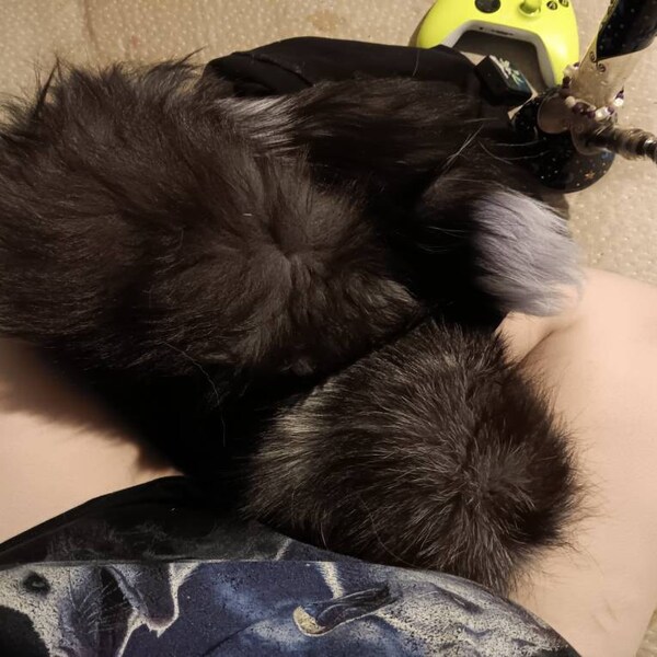 Wolf Ear and Tail Set Realistic Faux Fur Fox Ear and Tail Set Anime ...