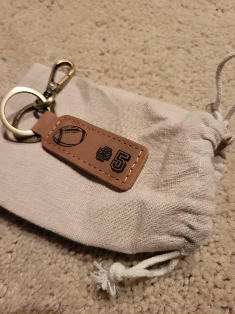 FOOTBALL KEYCHAIN, CHRISTMAS Gift