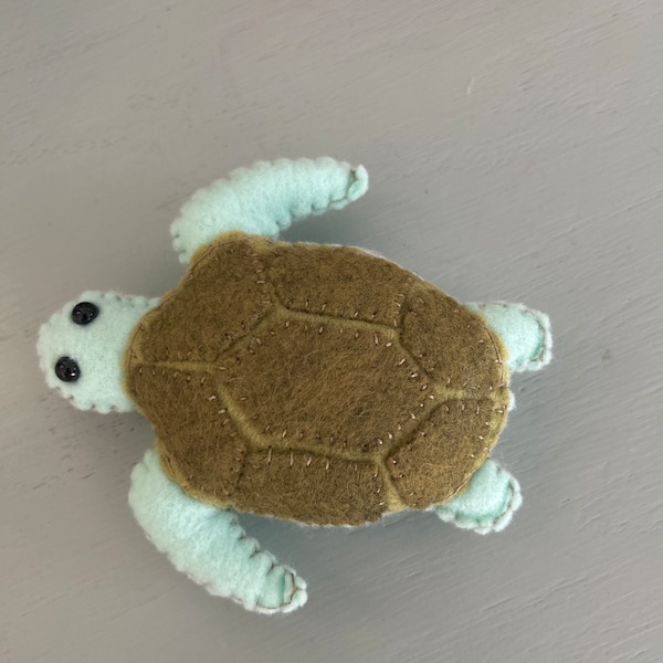 Felt Sea Turtle Sewing Pattern, Felt Ornament, Ocean Pattern, SVG PDF ...