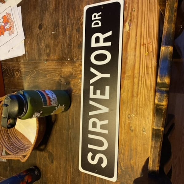Surveyor Lettering Surveyor, Surveyor Gift, Surveyor Sign, Construction, Building Sites ...