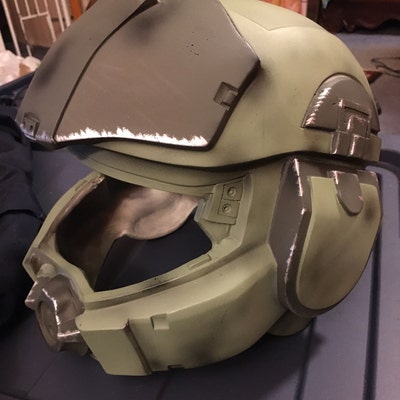 Halo 4, Infinity Marine, Inspired Fan Made Helmet RAW UNFINISHED ...