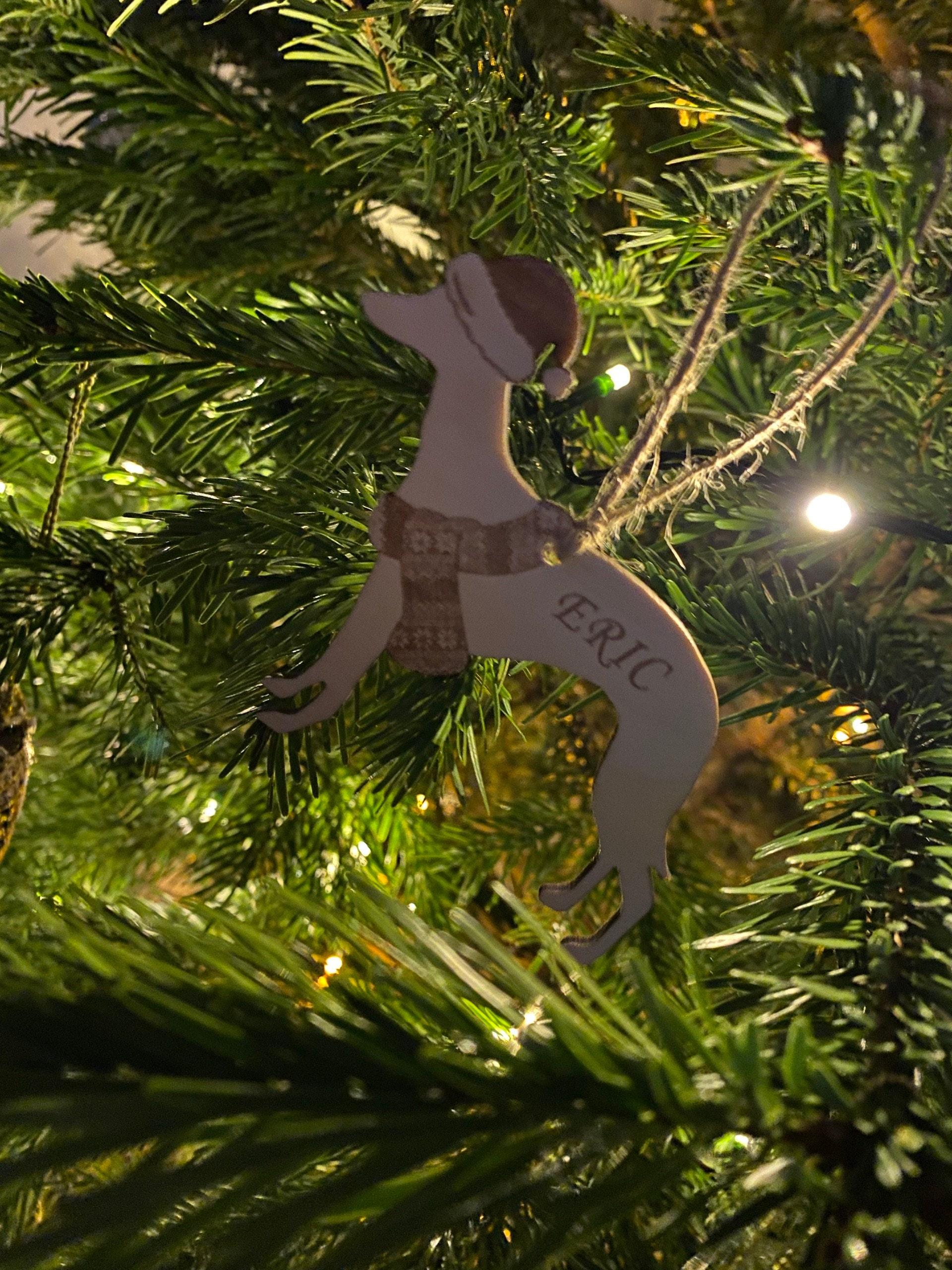 Custom Christmas Dog Decoration