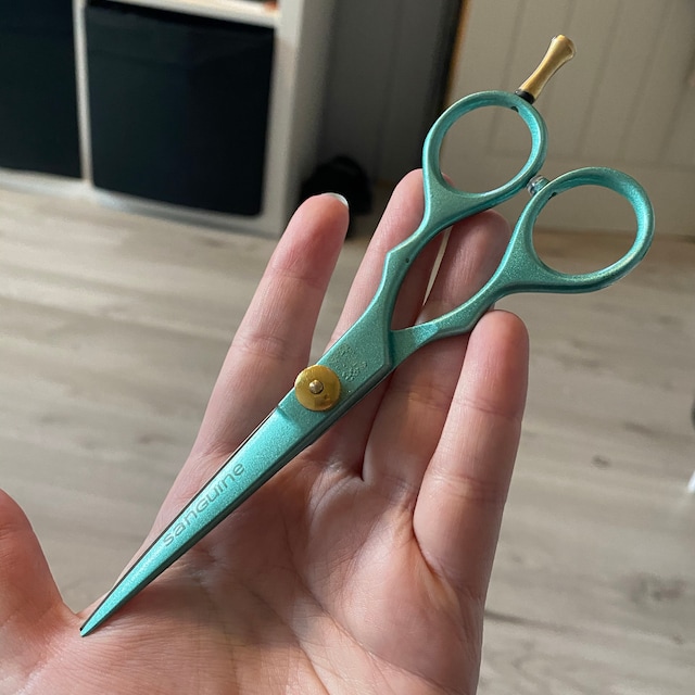Sharp Hair Scissors, Hairdressing Scissors, Cut Your Hair at Home 8  Colours, With Presentation Case -  Finland