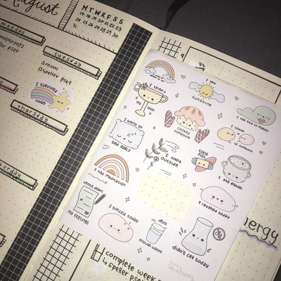 Mental Health Digital Planner Stickers Commercial (Download Now) - Etsy