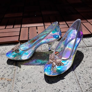 シンデレラドレス+シューズ シンデレラのガラスの靴のウェディングシューズ、おとぎ話の
