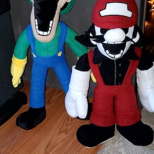 ぬいぐるみは受注生産です。Mr.L exe。マリオ exe。マリオの狂気