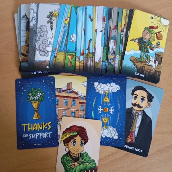 RWS Panorama Tarot Deck : Kickstarter Edition From Deckstiny - Etsy