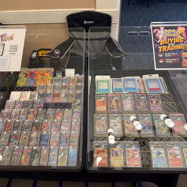 Card Risers for Display Cases Zion Compatible, TCG Vendor Display ...
