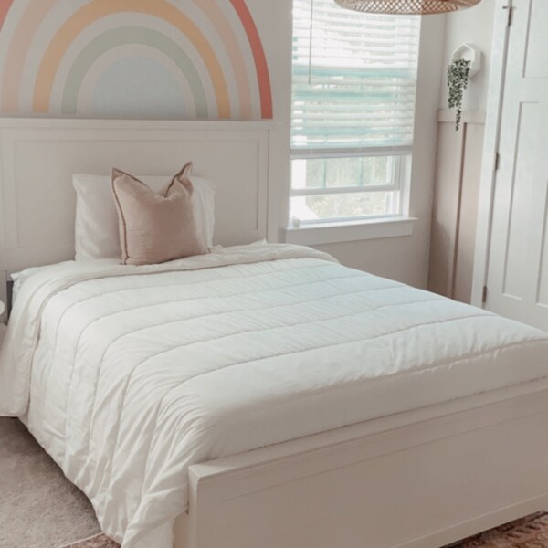 Mural Colorful Rainbow Wall Sticker, Plastic-free Wall Sticker - Etsy