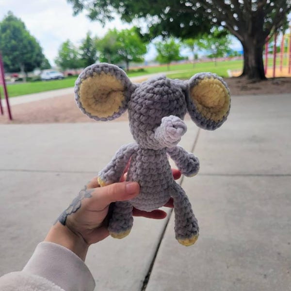 Baby Anne the No Sew Elephant Crochet Pattern / Amigurumi Plushie PDF ...