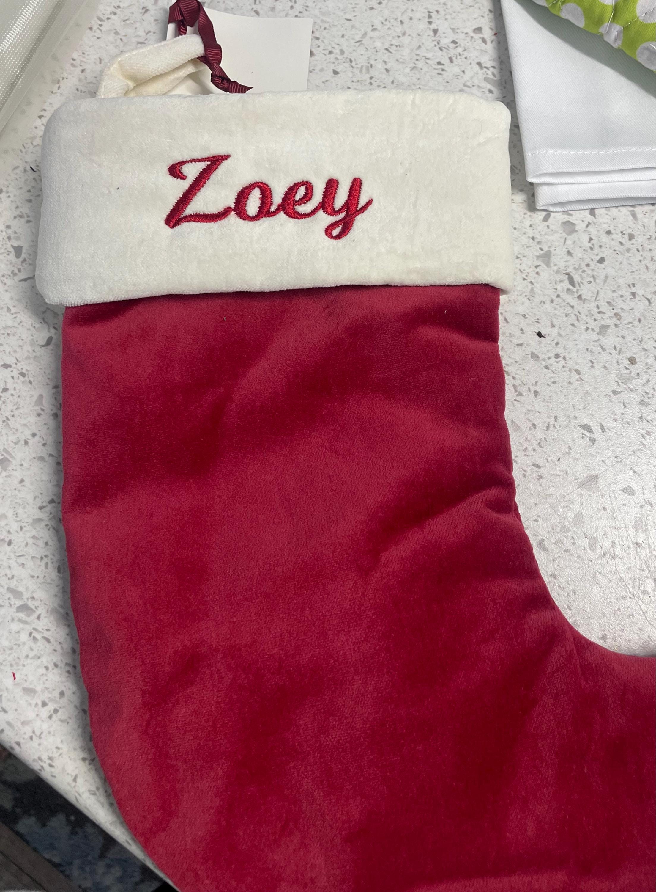 Customer photo for Katelyn - Embroidery font