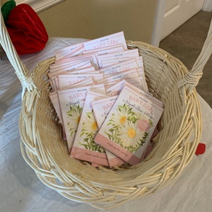 CUSTOM Printable Seed Packet Favor DIY Wedding / Bridal Shower / Baby ...