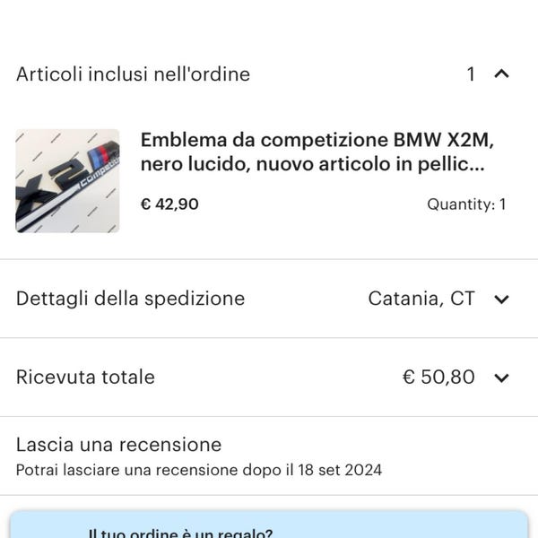 Bmw M6 Set, 2 X M Emblem for the Fenders (45 X 15 Mm) + M6 Trunk, Black ...