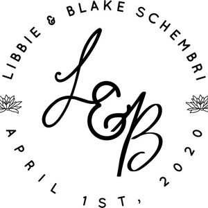 Custom Wedding Logo Wedding Monogram Wedding Initials | Etsy