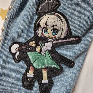 だいや様　ʕ•ᴥ•ʔ専用ʕ•ᴥ•ʔ Youmu Konpaku Touhou Project Embroidered Patch // Art Anime