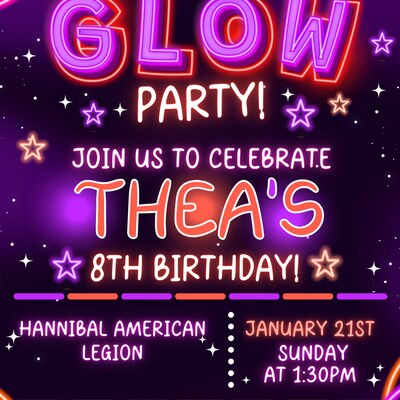 Science Birthday Invitation, Join Us for a Birthday Experiment, Girl