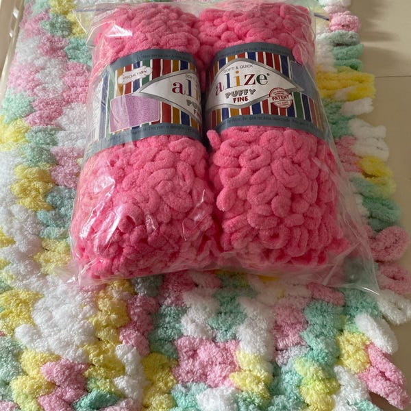Yarn Alize Bella Batik 2126 100g Yarn 100% Cotton Yarn Cotton Thread ...