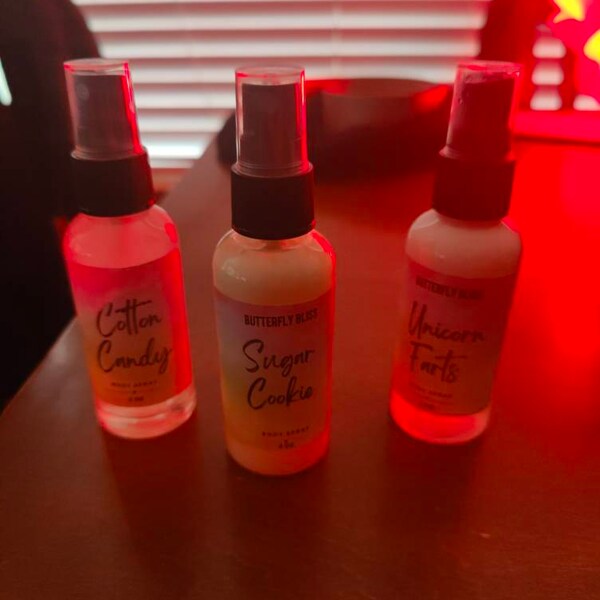 Mini Body Spray Set Body Spray Sample Sets, Mini Body Sprays, 2 Oz Body Spray, Sample Body ...