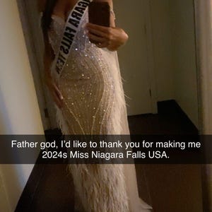 Sleeveless Sequin Beaded And Feather Embellished Gown