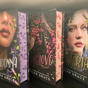 Belladonna Series Sprayed and Stenciled Edges - Etsy