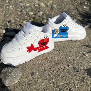 adidas gazelle silver green womens Kids Slip On Elmo Sneakers | HONEYPIEKIDS