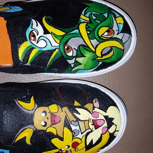 Originale scarpa Pokemon, originale Pokemon Scarpa Vans personalizzati, spedizione gratuita Originale scarpa Pokemon, originale Pokemon Scarpa Vans personalizzati, spedizione gratuita